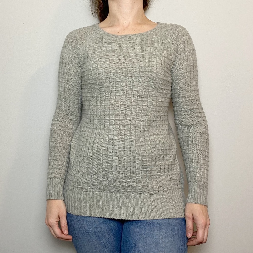Reiss Dolly Waffle Knit Cross Back Sweater
